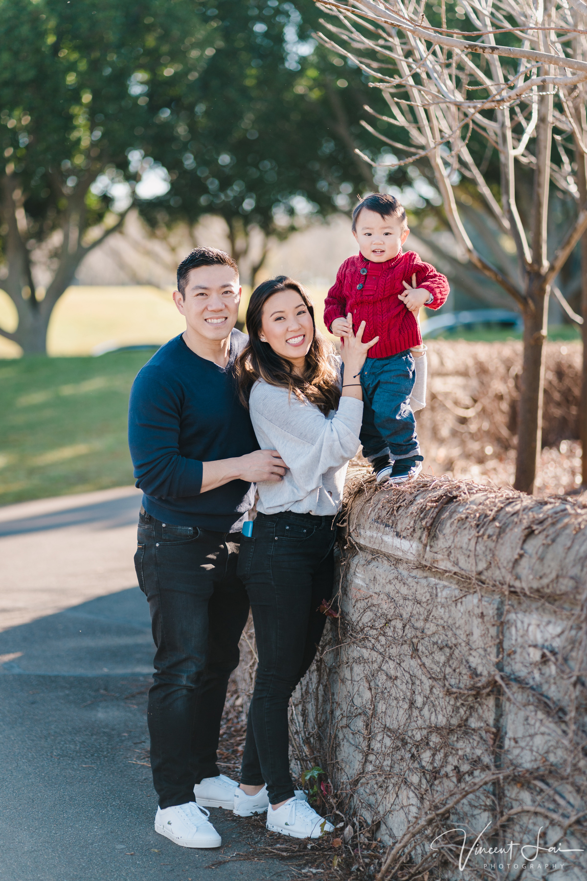 Winter Family Session at Bicentennial Park