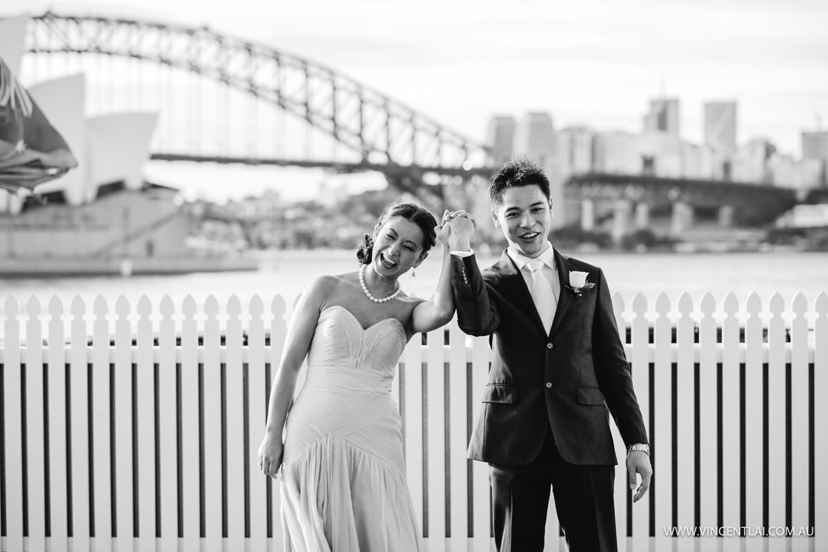 Sydney Harbour Wedding on The Pontoon Boat