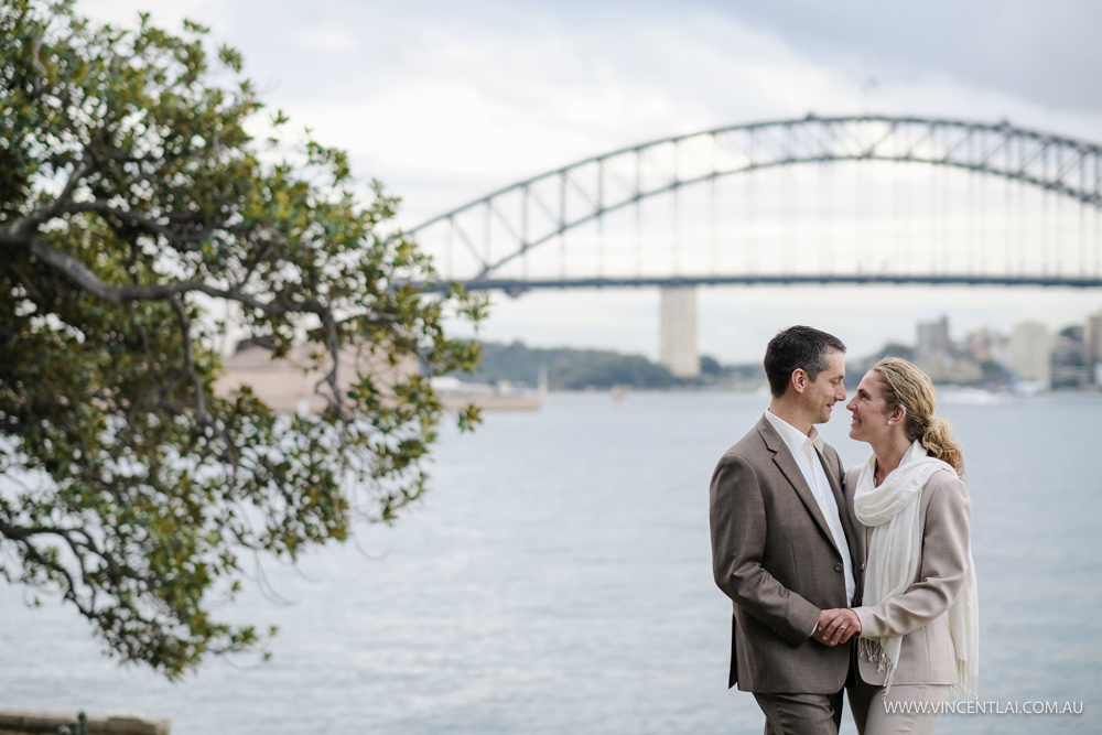 Wedding at Mrs Macquarie's Point